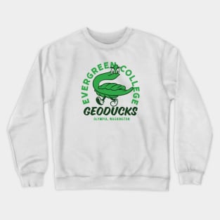 Evergreen College Geoducks Crewneck Sweatshirt